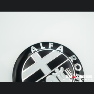 Alfa Romeo Emblem Covers - Front + Back Set - V1 - 74mm